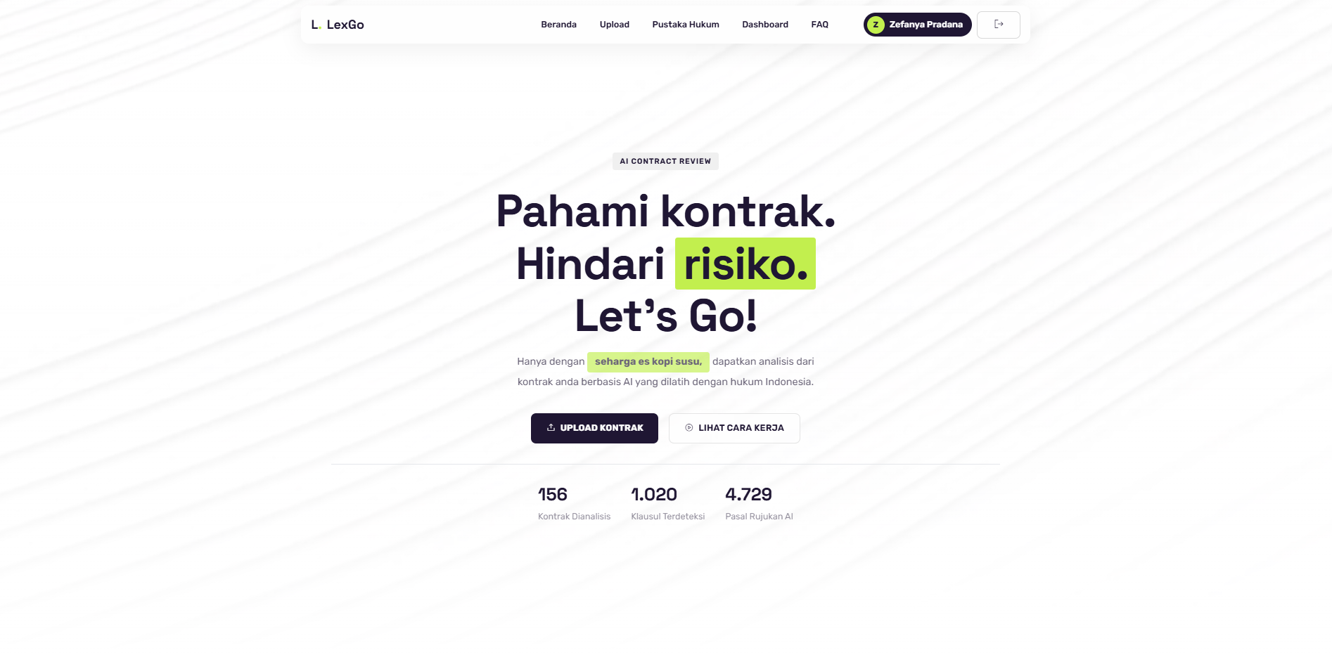 LexGo - AI untuk Tinjauan Kontrak